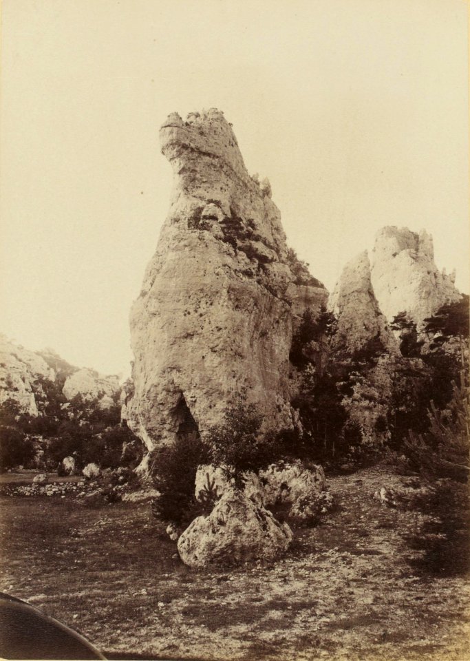 37. Montpellier-le-Vieux, le Cirque des Amats, le Sphinx (James Jackson, 1888)