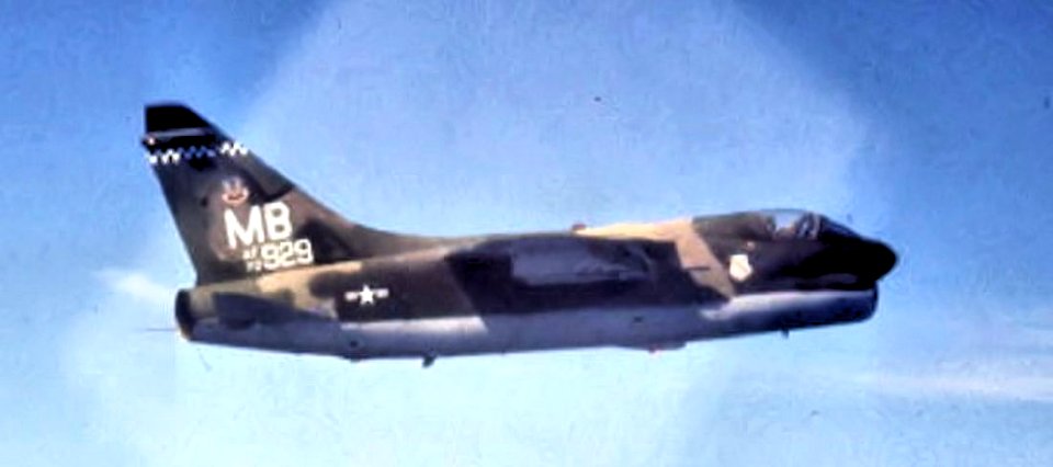 356th Tactical Fighter Squadron A-7D Corsair II 70-0929