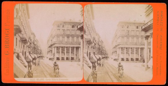 3830. Milano. Corso Vittorio Emanuele.