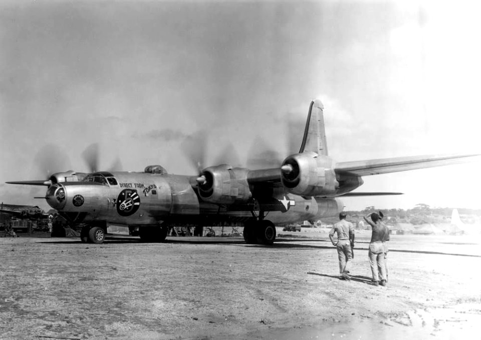 386th Bombardment Squadron - Consolidated XB-32 Dominator at Yontan Airfield Okinawa