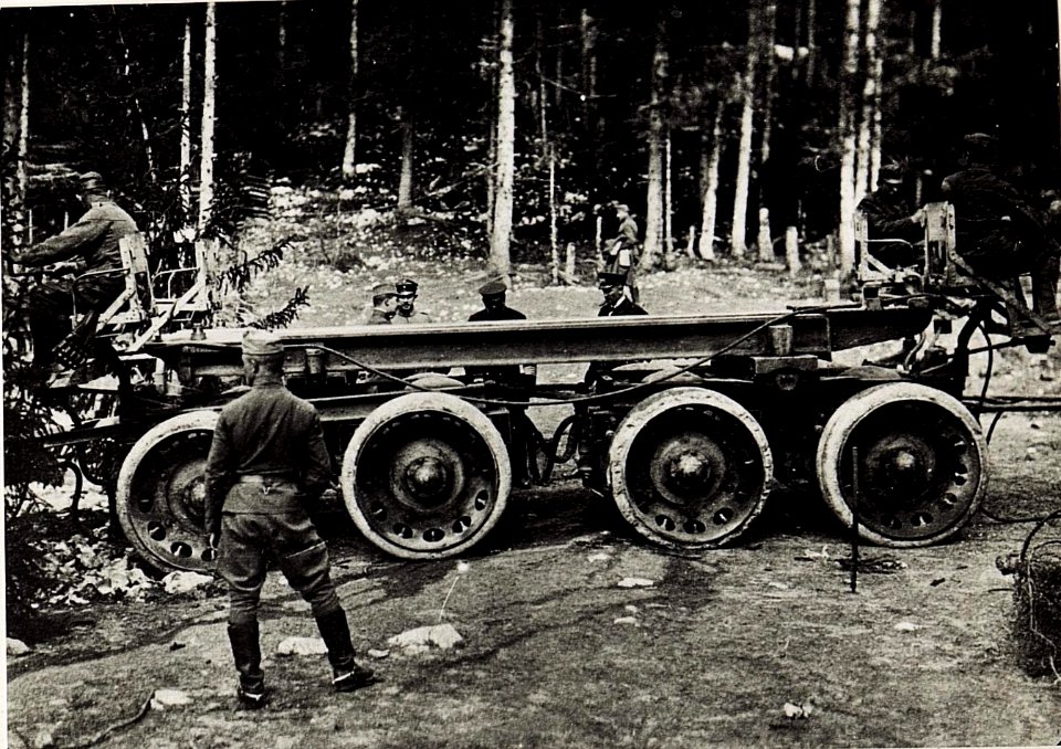 38cm Geschütz, das Punta Corbin beschoss, 1916. (BildID 15578191)