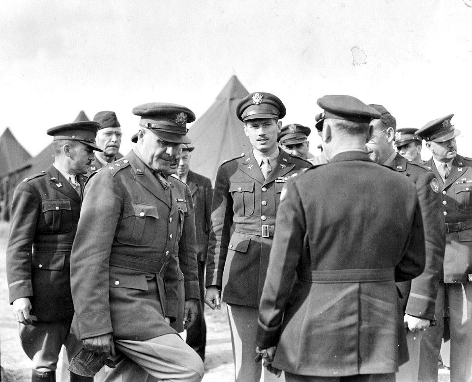 385th Bombardment Group Gen Eaker Visit