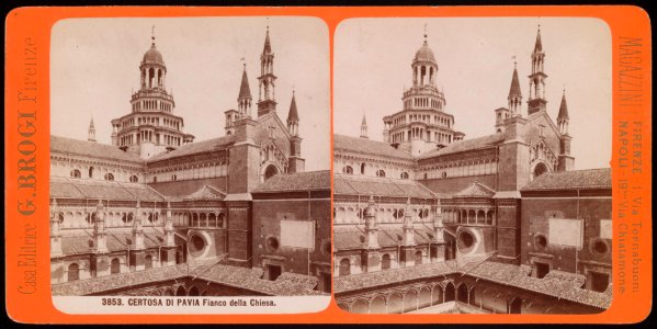 3853. CERTOSA DI PAVIA Fianco della Chiesa.