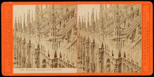 3881 MILANO, Dettaglio della Cattedrale.