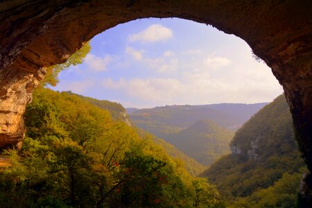 Cave stone landscape