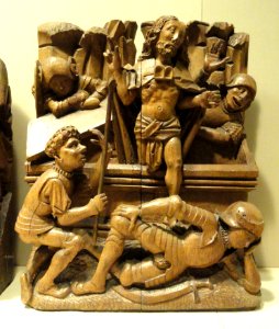 3c Scenes from the Life of Christ, altarpiece, Flanders, 1500-1525 - Nelson-Atkins Museum of Art - DSC08447