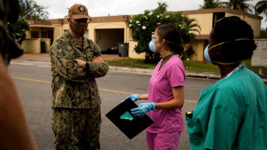 3rd Medical Battalion staff conducts turnover with U.S. Naval Hospital Guam 200507-M-RB959-1006 (49870818452)