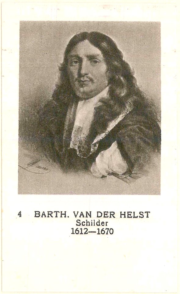 4 Barth. van der Helst, Schilder, 1612-1670