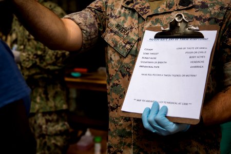 3rd Medical Battalion staff conducts turnover with U.S. Naval Hospital Guam 200507-M-RB959-1026 (49870512046)