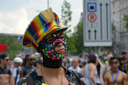 Christopher street day parade hamburg photo