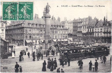 4. Lille – Grand'Place - La Déesse - La Bourse