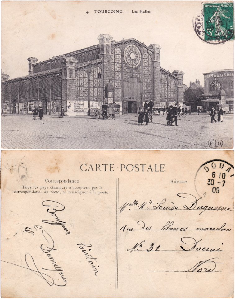 4. Tourcoing — Les Halles v°-r°
