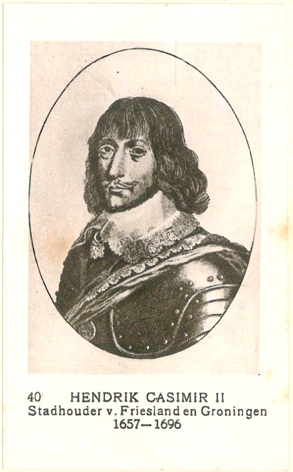 40 Hendrik Casimir II, Stadhouder v. Friesland en Groningen, 1657-1696