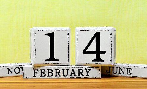 Love greeting card date