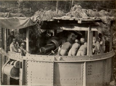 42 cm Haubitzen Stellung im Canaltal bei GUGG. Laden. (BildID 15479228)