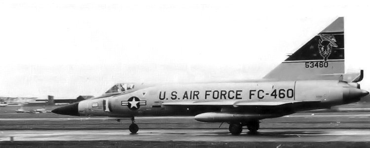 431st Fighter-Interceptor Squadron Convair F-102 Delta Dagger 55-3460