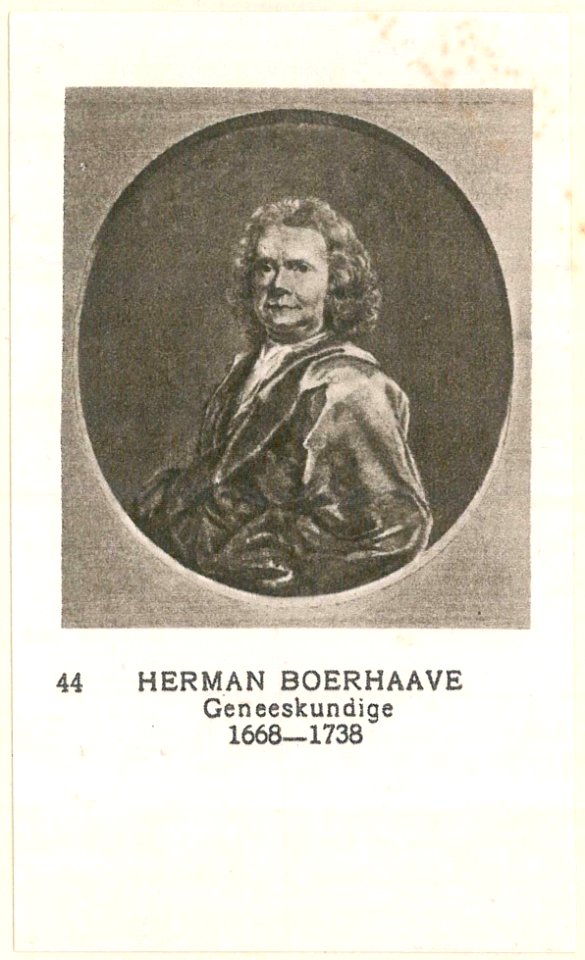 44 Herman Boerhave, Geneeskundige, 1668-1738