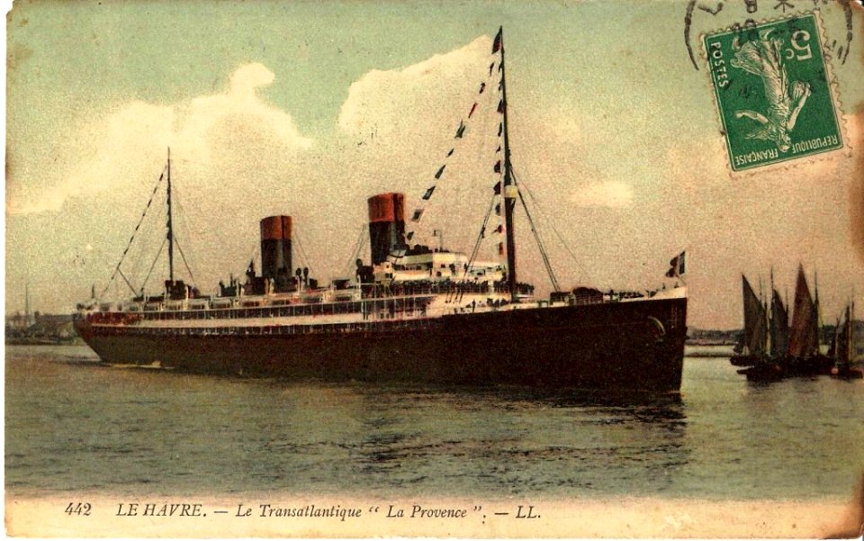 442 Le Havre Le Transatlantique La Provence LL1911 vers