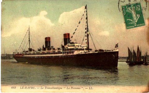 442 Le Havre Le Transatlantique La Provence LL1911 vers