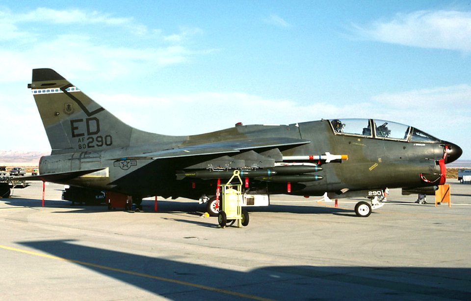 445th Flight Test Squadron - A-7K Corsair II 80-0290
