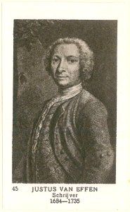 45 Justus van Effen, Schrijver, 1684-1735