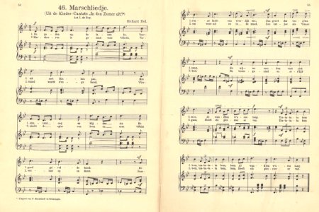 46 Marschliedje, pagina 54 & 55