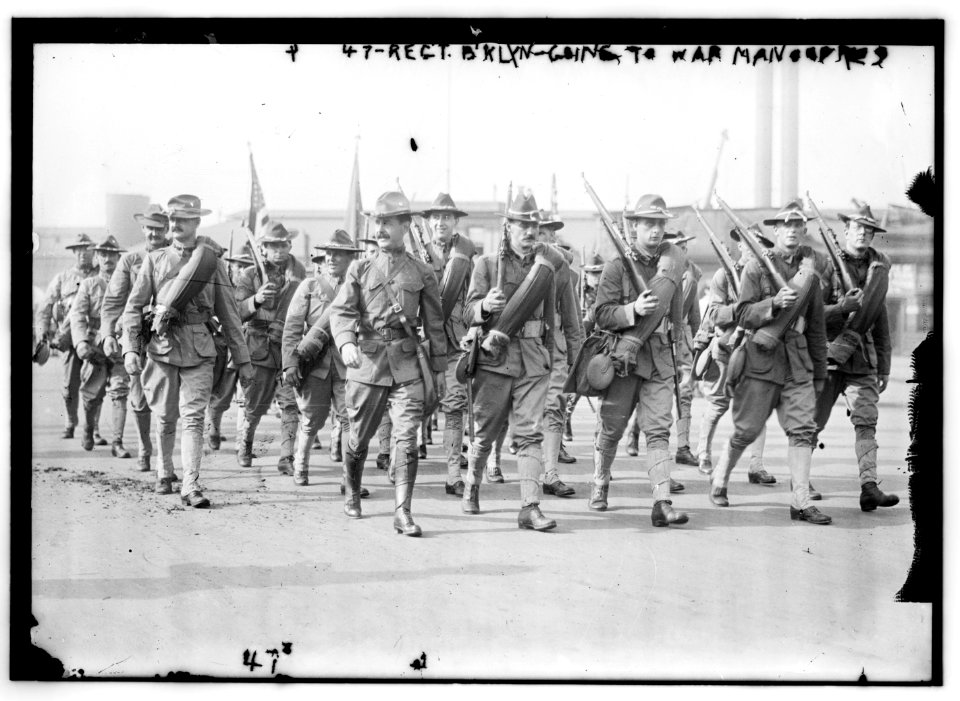 47th Rgt. Brooklyn - going to war games LCCN2014690767