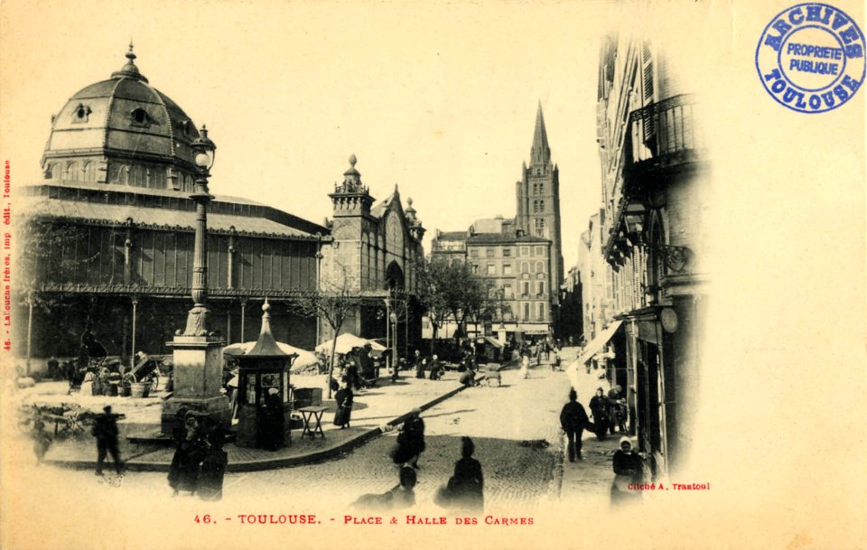 46. Toulouse. Place et halle des Carmes - FRAC31555 9Fi1451