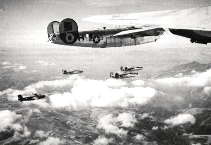 460th Bombardment Group B-24 Liberators Formation photo