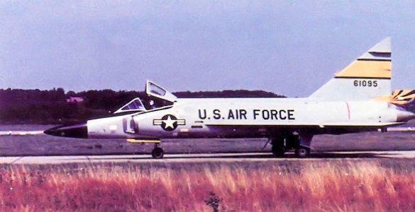 496th Fighter-Interceptor Squadron Convair F-102 Delta Dagger 56-1095
