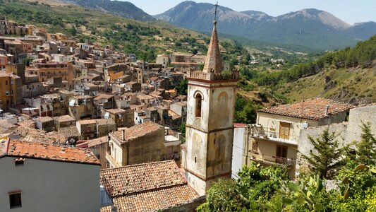 Sicily village view
