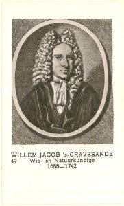 49 Willem Jacob 's-Gravesande, Wis- en Natuurkundige, 1688-1742