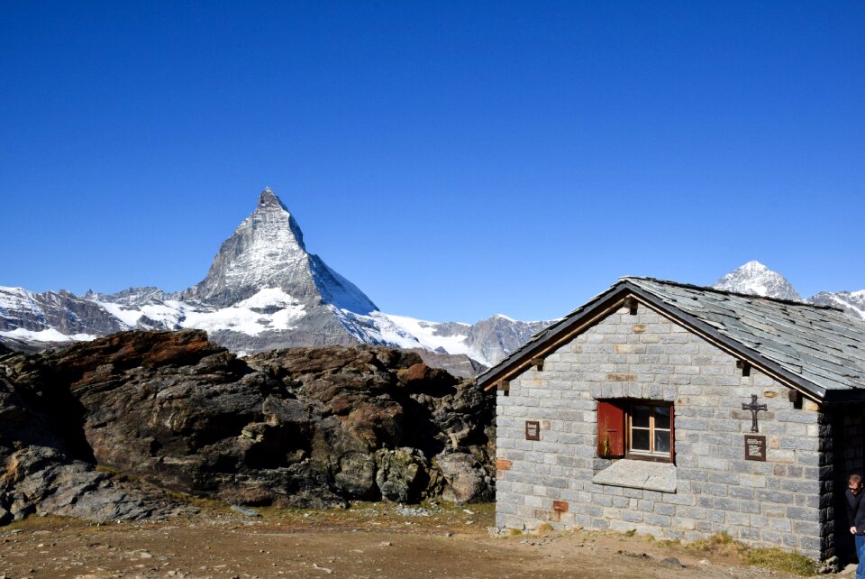 Landscape alpine peak