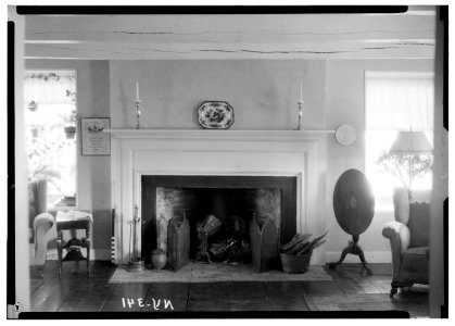 5. Historic American Buildings Survey, Nelson E. Baldwin, Photographer May 25, 1936, MANTEL-LIVING ROOM-NORTH EAST END. - LOC - hhh.ny0912.photos.116053p