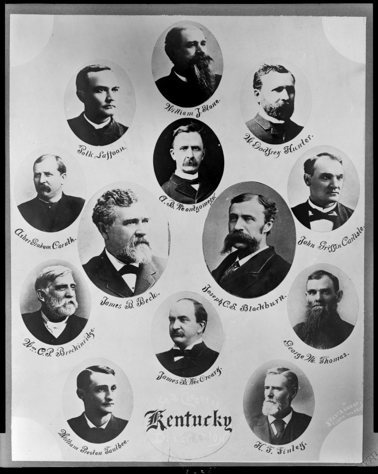 50th Congress Kentucky delegates - Brady & Handy Photo Wash D.C. LCCN2008677673