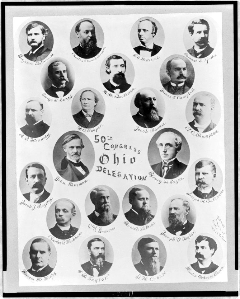 50th Congress Ohio delegation - Brady & Handy Photo Wash D.C. LCCN97509069