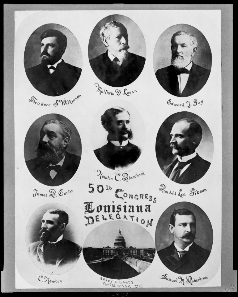 50th Congress Louisiana delegates - Brady & Handy Photo Wash D.C. LCCN2008680149