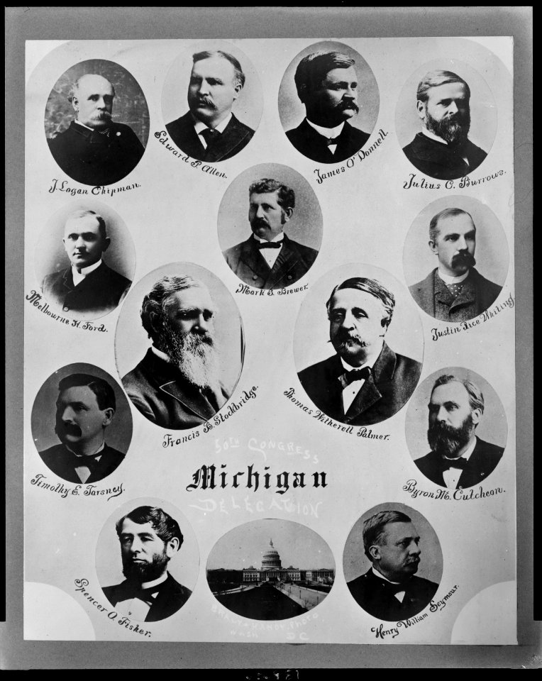 50th Congress Michigan delegates - Brady & Handy Photo Wash D.C. LCCN2008680140