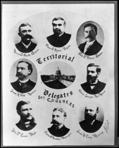 50th Congress U.S. Territorial delegates - Brady & Handy Photo Wash D.C. LCCN2008680145