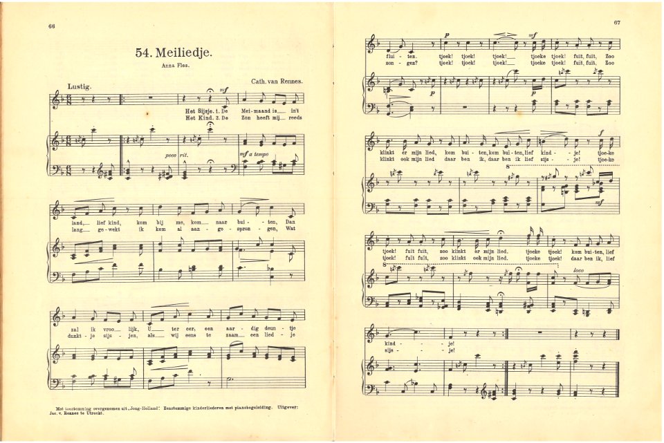 54 Meiliedje, pagina 66 & 67