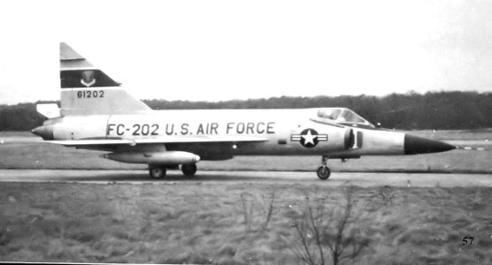 526th Fighter-Interceptor Squadron Convair F-102 Delta Dagger 56-1202