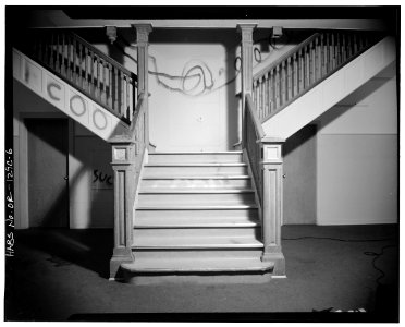 5495 Chugath Street McBride Hall - first floor stair - Chemawa Indian School - Salem Oregon photo