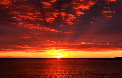 Sun nature sea