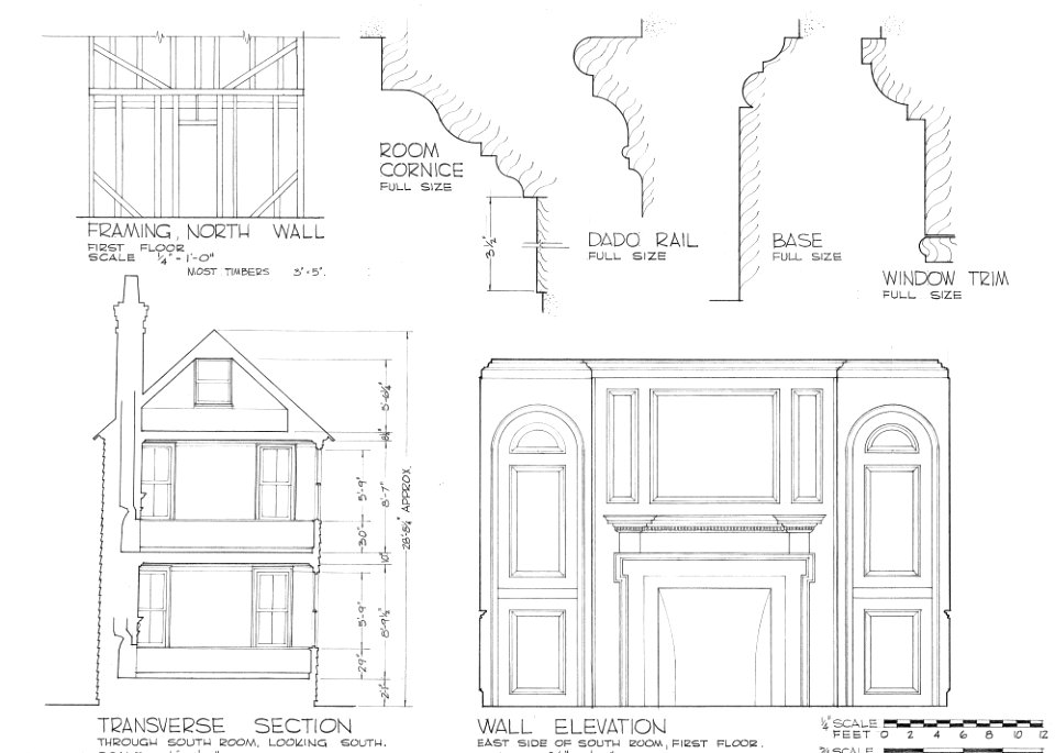 54 Queen Street framing