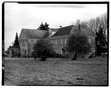 5495 Chugath Street McBride Hall - view from southwest - Chemawa Indian School - Salem Oregon