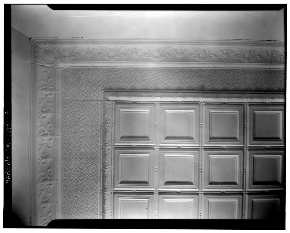 5495 Chugath Street Winona Hall - detail of ceiling - Chemawa Indian School - Salem Oregon
