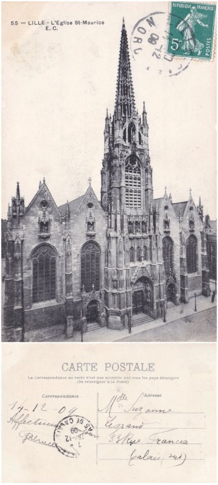 55 — Lille — L'église St Maurice v°- r°