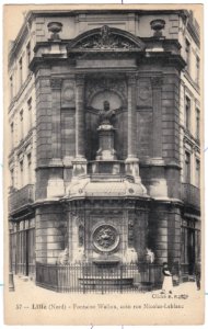 57 — Lille (Nord) - Fontaine Vallon, coin rue Nicolas-Leblanc