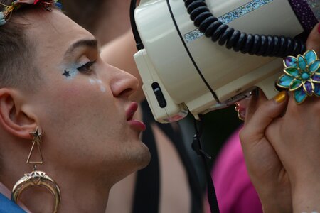 Christopher street day parade hamburg photo