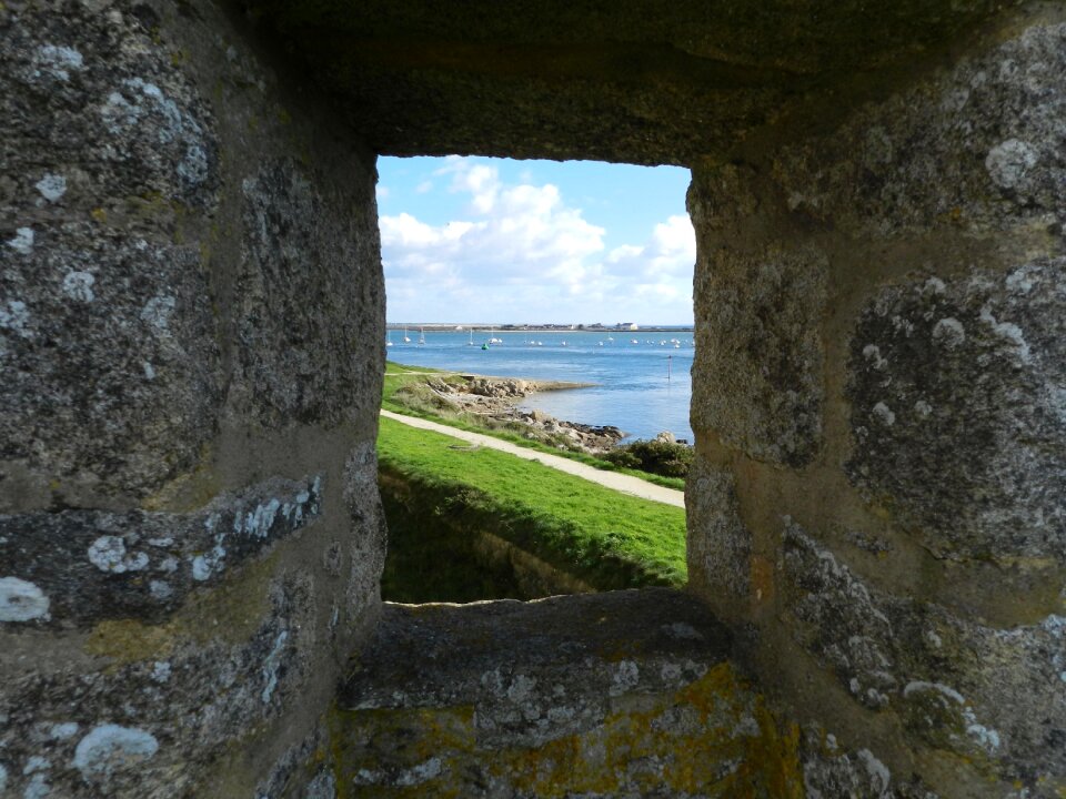 Brittany window stone ramparts
